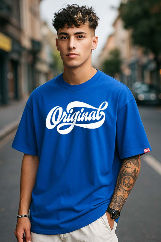 Bekaar Oversized โOriginalโ T-Shirt โ Royal Blue | Streetwear For The Originals