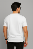 Bekaar White Regular Fit T-Shirt – “BEAST BEAST” Printed Tee for Men | Bold Claw Mark Graphic | Heavyweight 240 GSM Cotton | Casual Streetwear Style