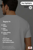 Bekaar White Regular Fit T-Shirt – “BEAST BEAST” Printed Tee for Men | Bold Claw Mark Graphic | Heavyweight 240 GSM Cotton | Casual Streetwear Style